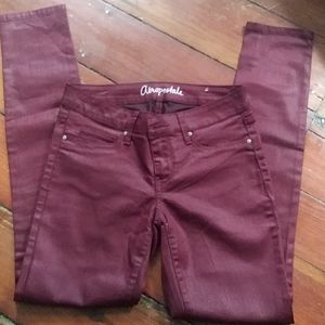 Burgundy Lola Jeggins